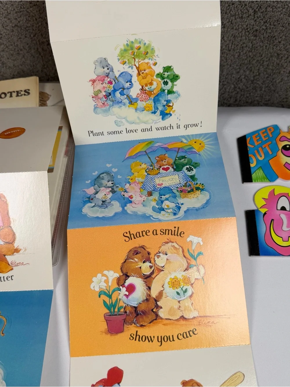 Vintage/retro stationary Star Wars, Mickey, Care Bears, etc